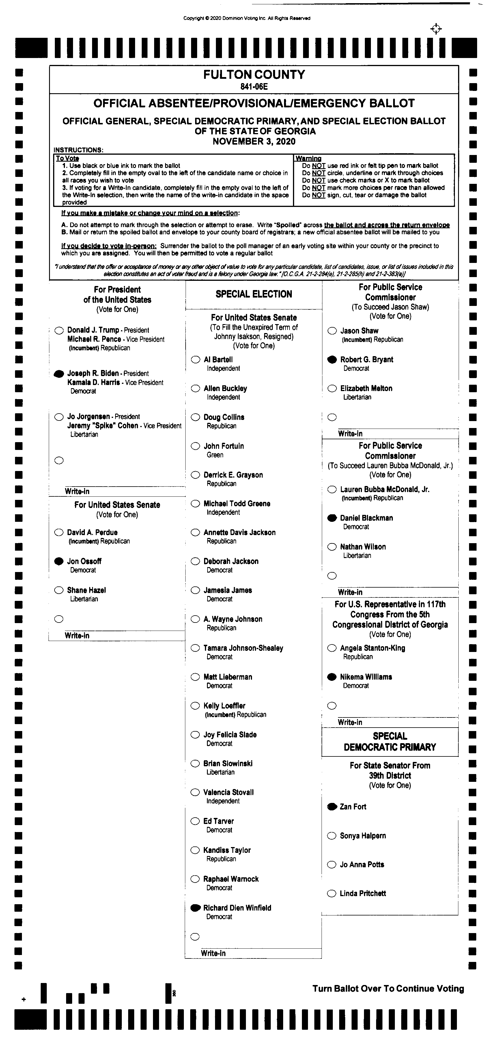 Source Ballot